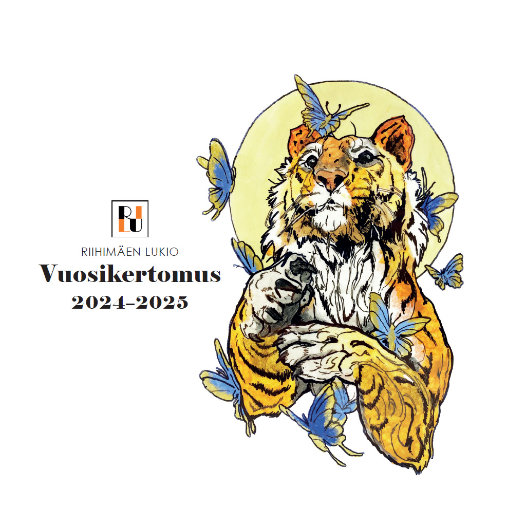 Vuosikertomuksen kansi.